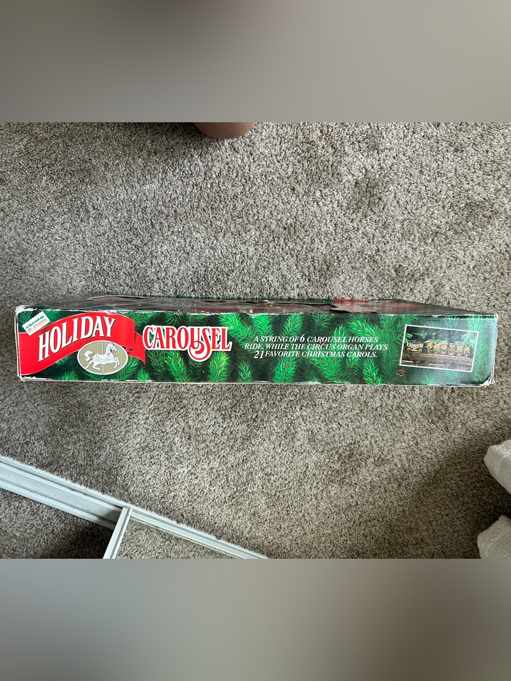 Mr Christmas Vintage rare 1992 holiday carousel 6 horses 21 Carols music lights - Picture 4 of 13